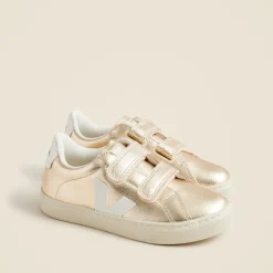 Kids' Veja™ Esplar metallic leather sneakers