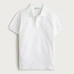 Kids' washed piqué polo shirt