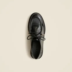 Lace-up oxford shoes in spazzolato leather