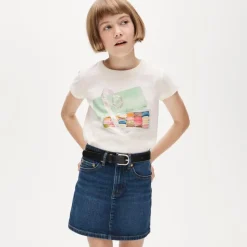 LADURÉE X Crewcuts girls' macaron graphic T-shirt with sequins