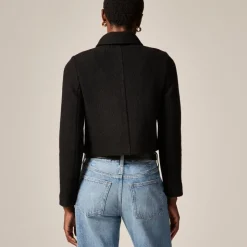 Lady jacket in Italian boiled wool