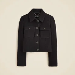 Lady jacket in Italian boiled wool