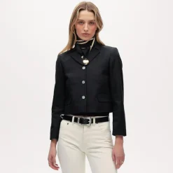 Lenore lady blazer in Gramercy linen blend