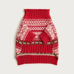 Limited-edition Fair Isle Rollneck™ sweater for dogs