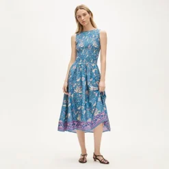 Lina midi dress in floral print