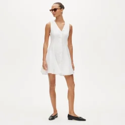 Linen mini dress