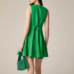 Linen mini dress