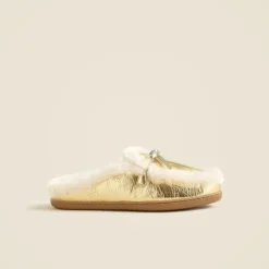 Lodge mules in metallic