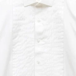 Ludlow pleated-bib tuxedo shirt