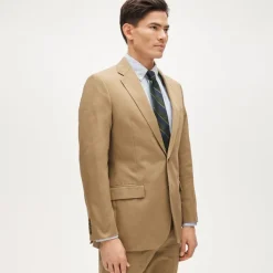 Ludlow Slim-fit suit jacket in Japanese cotton chino