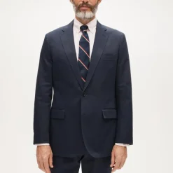 Ludlow Slim-fit suit jacket in Japanese cotton chino