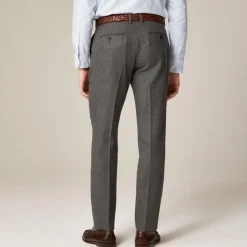 Ludlow Slim-fit suit pant in English cotton-wool blend
