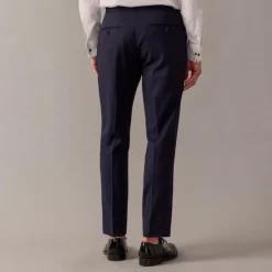 Ludlow Slim-fit tuxedo pant in Italian wool