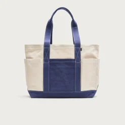 Medium seaport tote bag in washed canvas