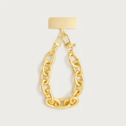 Metallic link phone chain