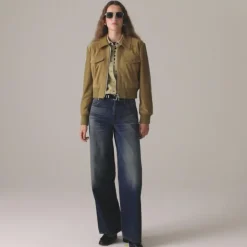 Mid-rise superwide-leg jean