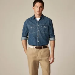 Midweight denim workshirt