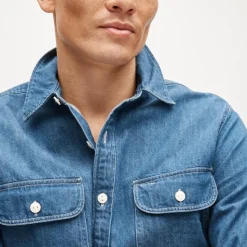 Midweight denim workshirt
