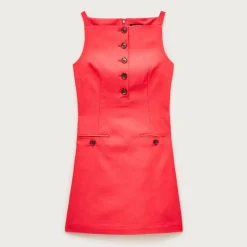 Mini sheath dress in Gramercy linen blend
