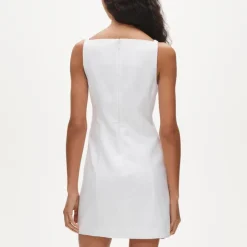 Mini sheath dress in Gramercy linen blend