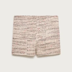 Mini short in tweed