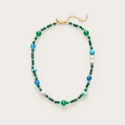 Multicolored beaded necklace