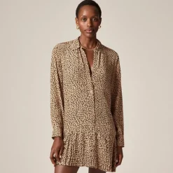 New Amelia shirt-dress in cheetah print