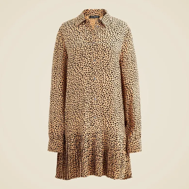 New Amelia shirt-dress in cheetah print