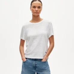 New relaxed linen T-shirt