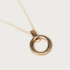 Odette New York® Beau necklace in brass