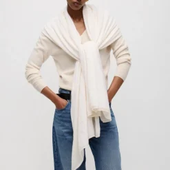 Oversized cashmere wrap