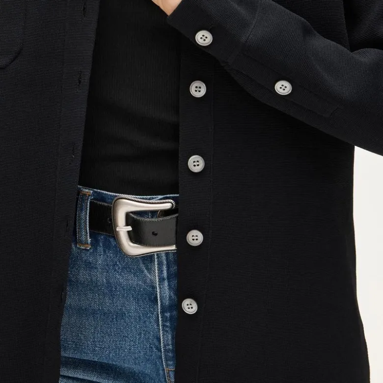 Oversized shirt in super-stretch