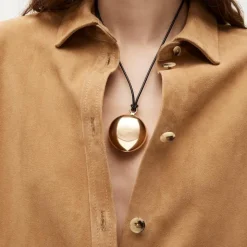 Oversized suede shirt