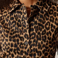 Parc dress in leopard print