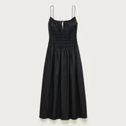 Petite Reverie dress in cotton poplin