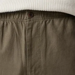 Pier pant in cotton-linen blend canvas