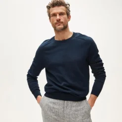 Pima cotton crewneck sweater