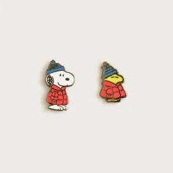 Pintrill® kids' Snoopy and Woodstock pins set