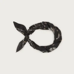 Printed lightweight cotton scarf