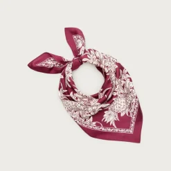 Printed silk scarf