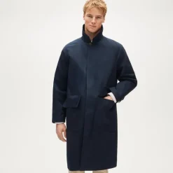 Rivington car coat in water-resistant cotton twill