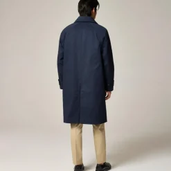 Rivington car coat in water-resistant cotton twill
