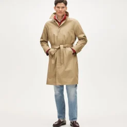 Rivington trench coat in water-resistant cotton