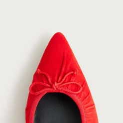 Robin ruched pumps in suede