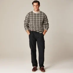 Rollneck™ sweater in snowflake jacquard lambswool