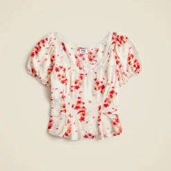 Rouje X J.Crew Poet top in vintage floral