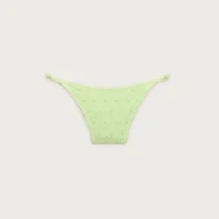 '90s no-tie eyelet string bikini bottom