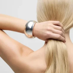 Sculptural hinge bracelet