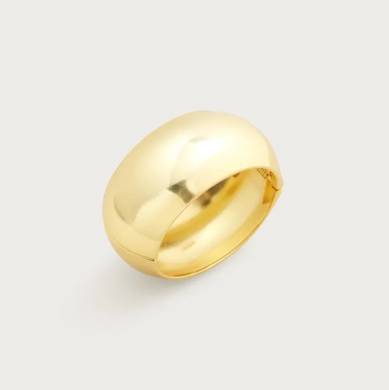 Sculptural hinge bracelet