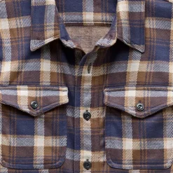 Seaboard soft-knit shirt in plaid
